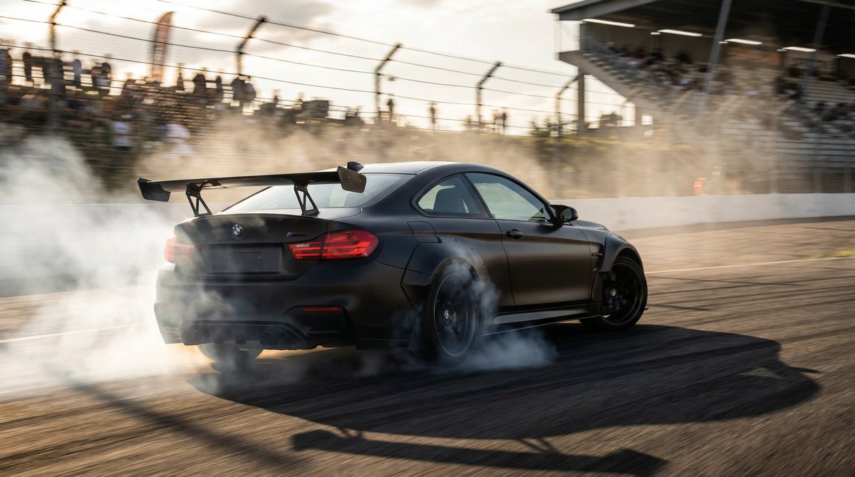 困困兔视频：BMW M4漂移