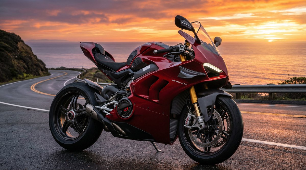 困困兔视频：杜卡迪V4摩托车